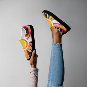 Vintage slip-on canvas shoes